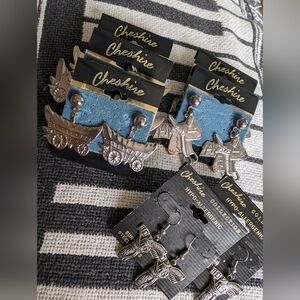 Western earrings - hypo allergenic